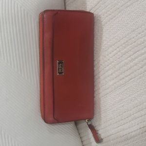 Coach zip around wallet